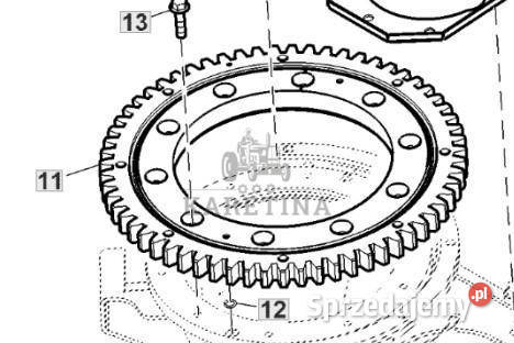 John Deere 8600 Bieg Tryb Zębatka CZĘŚCI wielkopolskie Jastrzębniki sprzedam