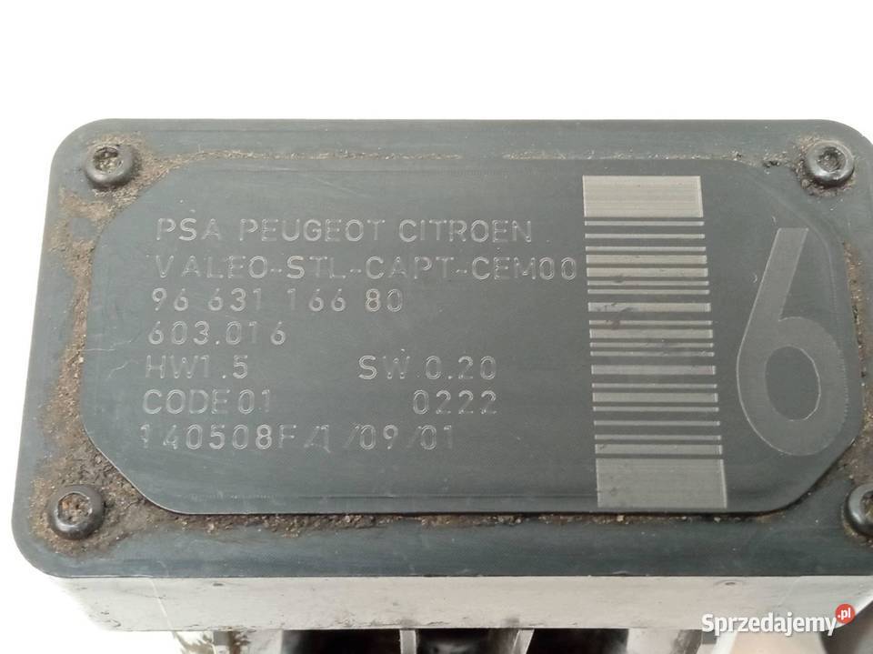 CZUJNIK SENSOR ZMIANY PASA RUCHU 9663116680