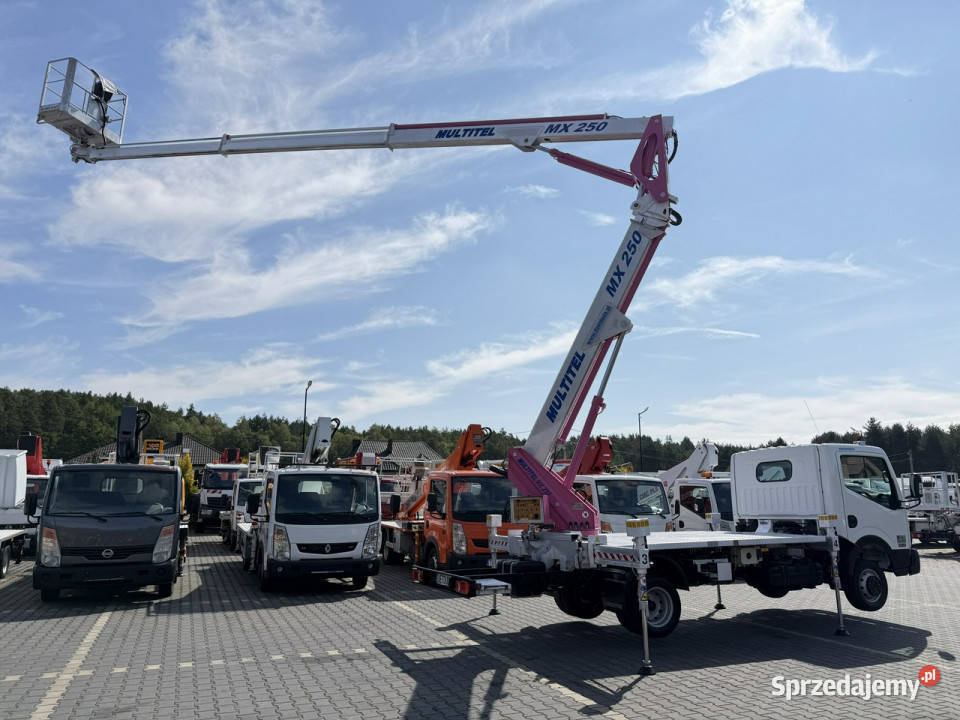 Nissan Cabstar Podnośnik Koszowy Zwyżka Multitel Widełki