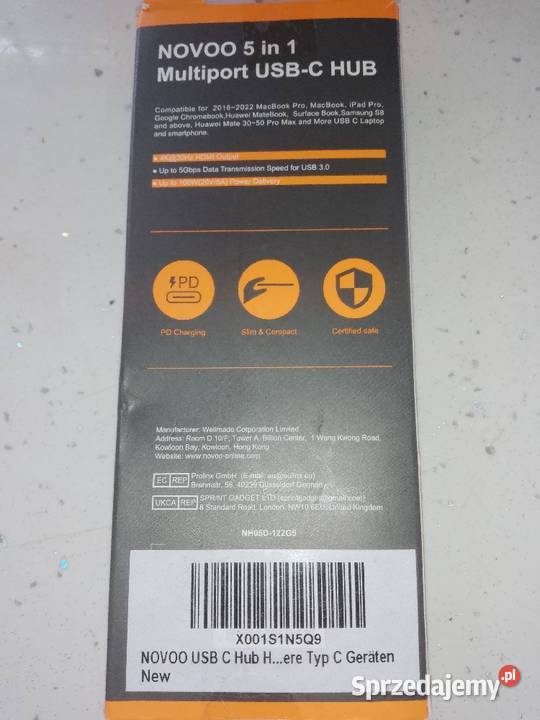 Przejściówka USB C na HDMI Ultra HD 4K Grudziądz