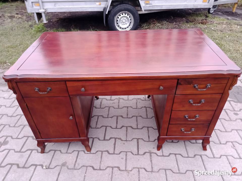 Komplet SANTIAGO 311 i Ława Dąb Skóra Bordo Kozy