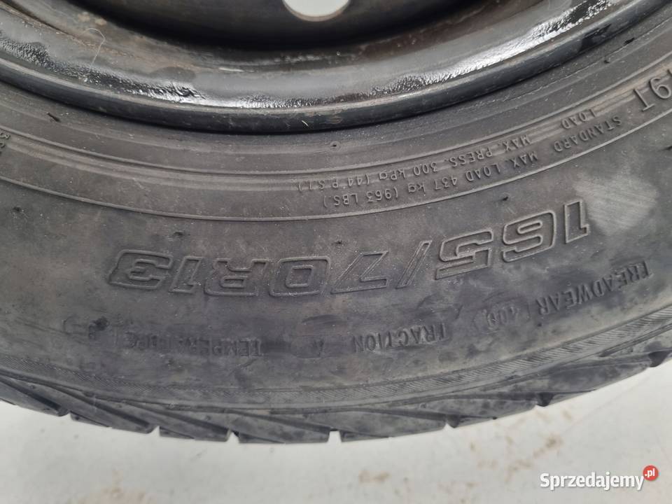 KOŁO ZAPASOWE Citroen Peugeot 205 felga 16570 Chełm