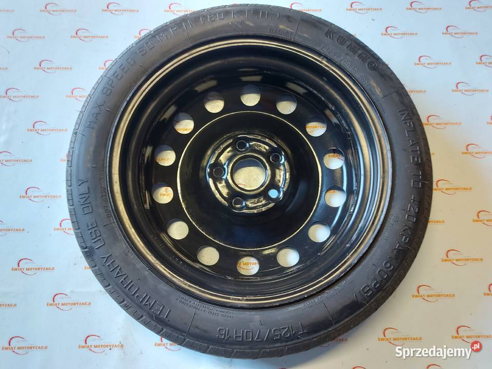 GOLF AUDI SEAT ALTEA koło dojazdowe 1257016 96M Kielce sprzedam