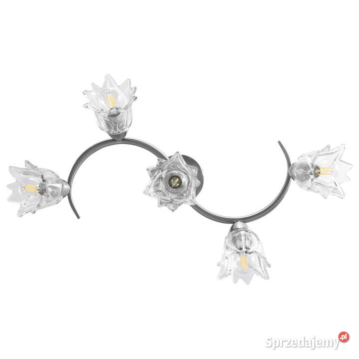 Lampa sufitowa ze szklanymi kloszami na 5 Warszawa