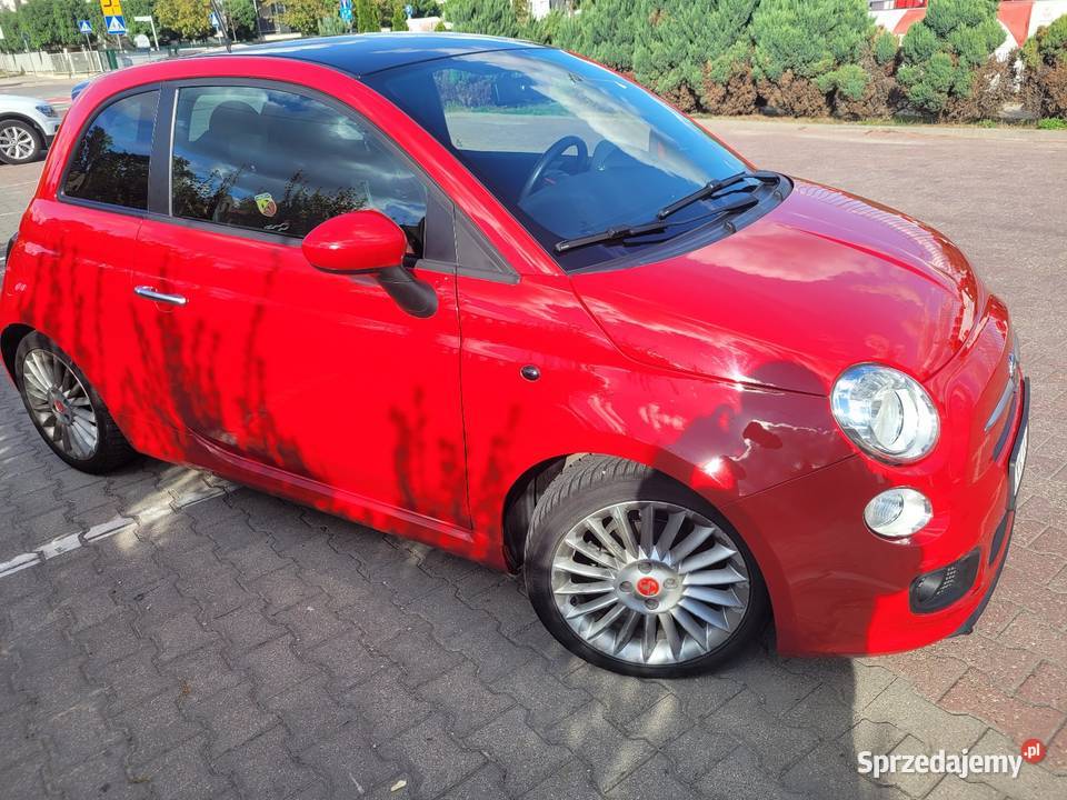 Fiat 500 12 benzyna pakiet stylistyczny Abarth ASR (kontrola trakcji) Piaseczno