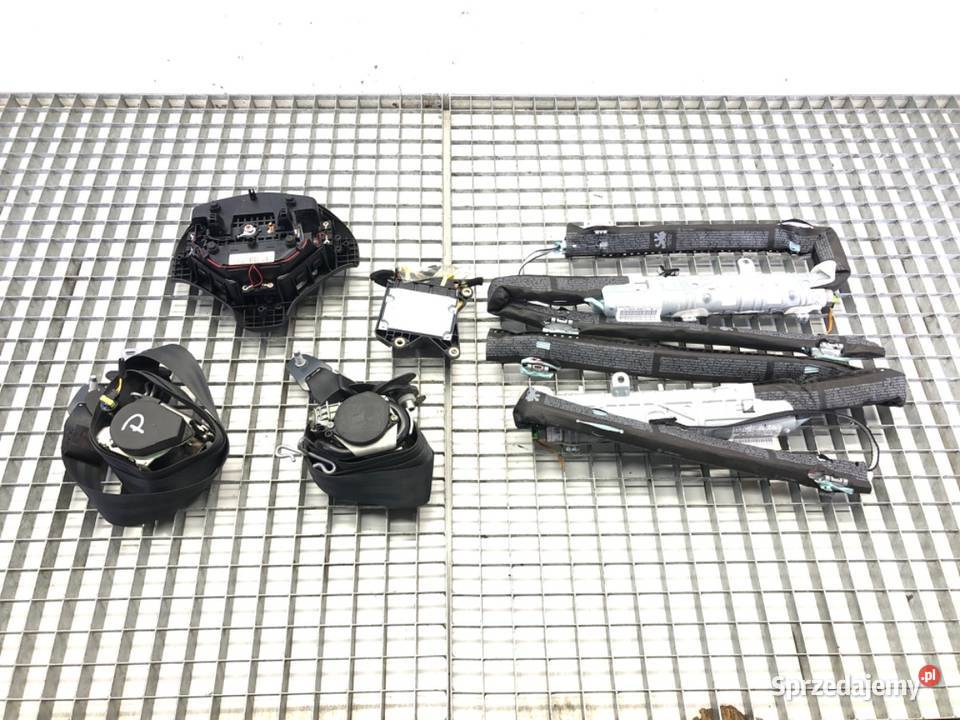 KOKPIT PODUSZKI KURTYNY PASY KOMPLET PEUGEOT 308