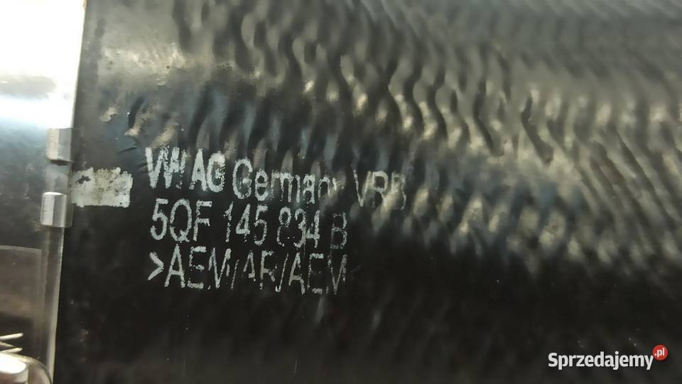 SKODA KODIAQ RURA INTERCOOLERA 20TSI 5QF145834B dolnośląskie
