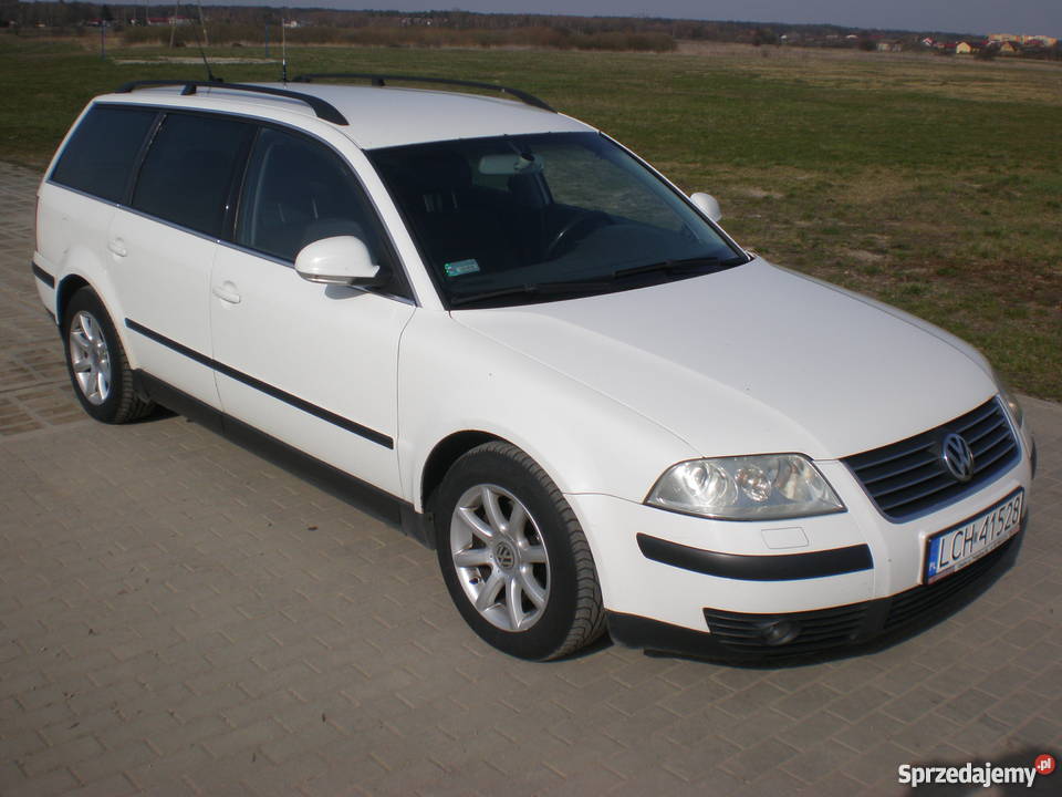 vw passat 19tdi 4motion bialymodnyzadbany 2004 światła przeciwmgłowe Sawin