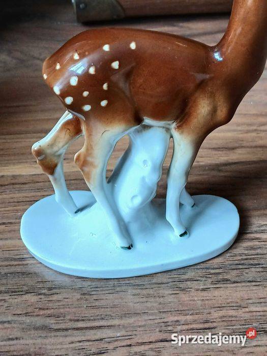 Figurka porcelanowa Sarenka sygnowana Grafenthal Kraków