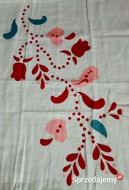 Ściereczka bawełniana z kwiatowym motywem Łódź