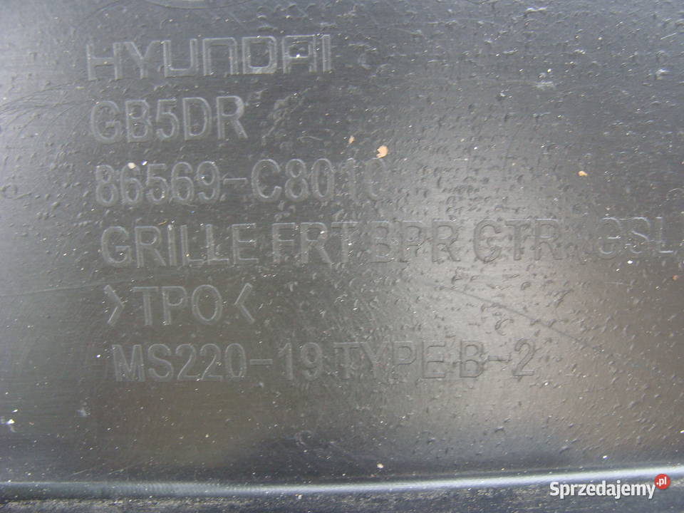 HYUNDAI I20 II ATRAPA KRATKA W ZDERZAKA PRZÓD Karoseria Goleniów sprzedam