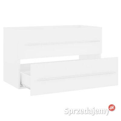 vidaXL Szafka pod umywalkę biała 80x385x48 Szafki Warszawa