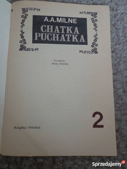 Chatka Puchatka A A Milne zeszyt 2 wydanie z łódzkie Łódź sprzedam