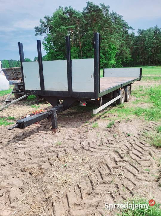 Przyczepa laweta do balotów 8ton ładowności sprzedam