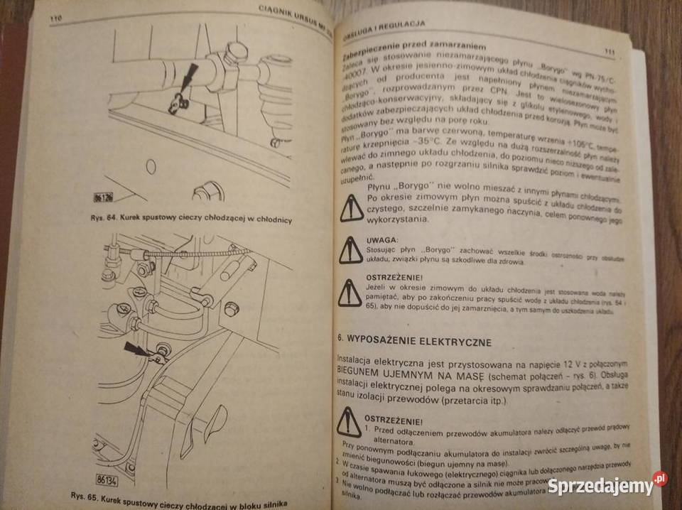 Instrukcja obsługi MF 235 oryginał 1987