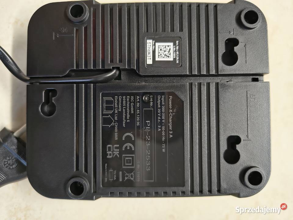 ŁADOWARKA POWER XCHANGE 18V 3A 4514095 Oblęgór sprzedam