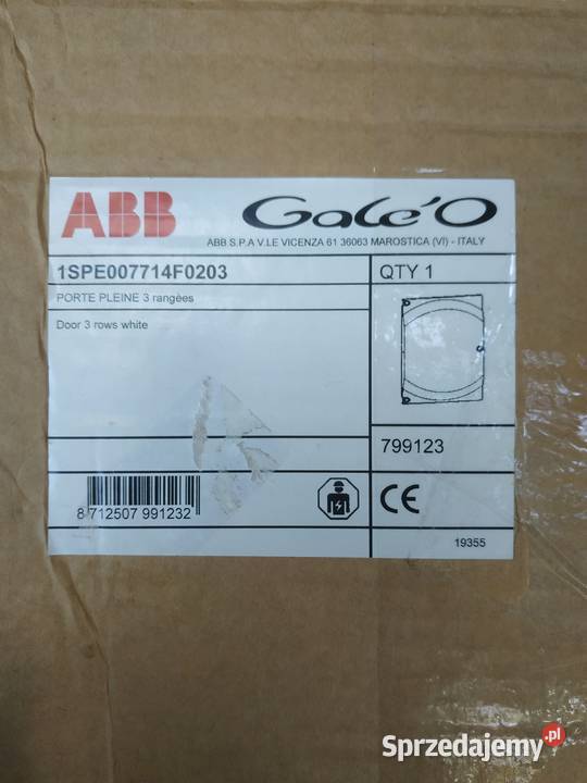 ABB 799123 Drzwi pełne do szafy skrzynki sprzedam