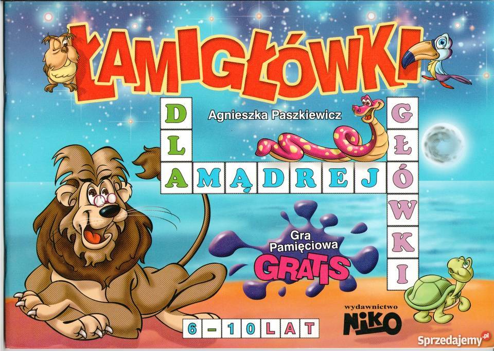 Łamigłówki mądrej główki Gra pamięciowa dla przedszkolaków (3-5 lat)  Warszawa