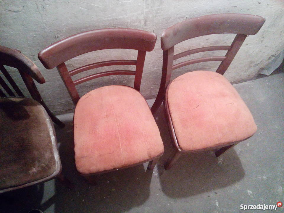 OKAZJA krzesło PRL krzesła 4sztuki Zabrze sprzedam