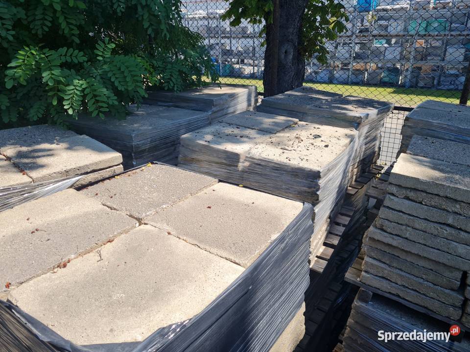 Płyta płytka chodnikowa używana 50x50x7 11 Budownictwo i akcesoria Sieradz