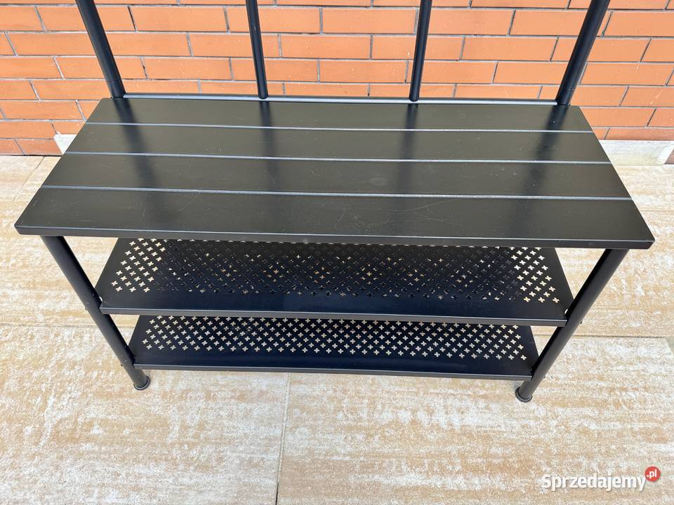 Szafka na buty z wieszakiem półka regał metalowy Garwolin