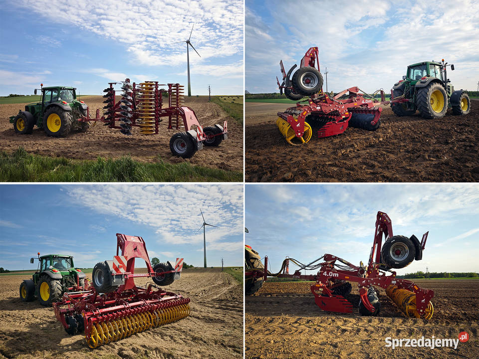 Brona talerzowa 4m hydraulicznie składana Agregaty Kwidzyn sprzedam