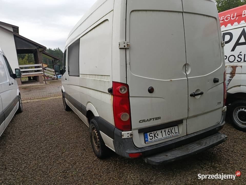 Crafter 7 osób SWAP 29tdi średniak hak 35t klima Volkswagen lubelskie Wołoskowola sprzedam