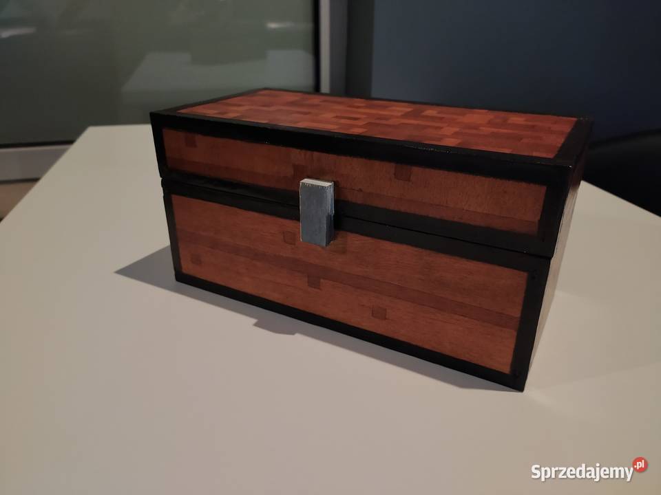 Skrzynia z popularnej gry Minecraft duża Trzebnica