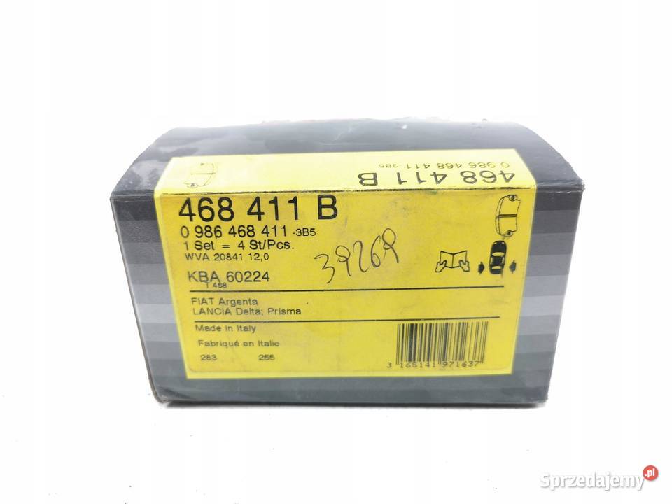 KLOCKI HAMULCOWE PRZÓD BOSCH LANCIA DELTA I sprzedam