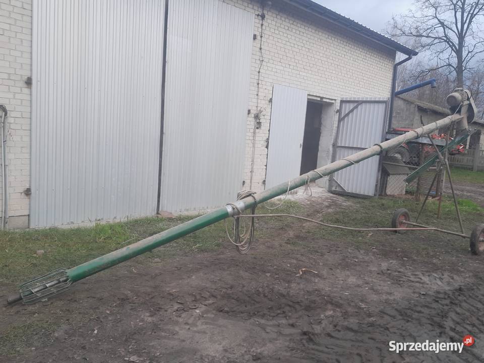 Przenośnik ślimakowy do zboża 6m Pstrokonie