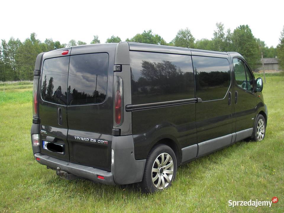 Opel Vivaro Trafic 25 DTI 6cio osobowa LONG lakier metallic mazowieckie Ostrów Mazowiecka