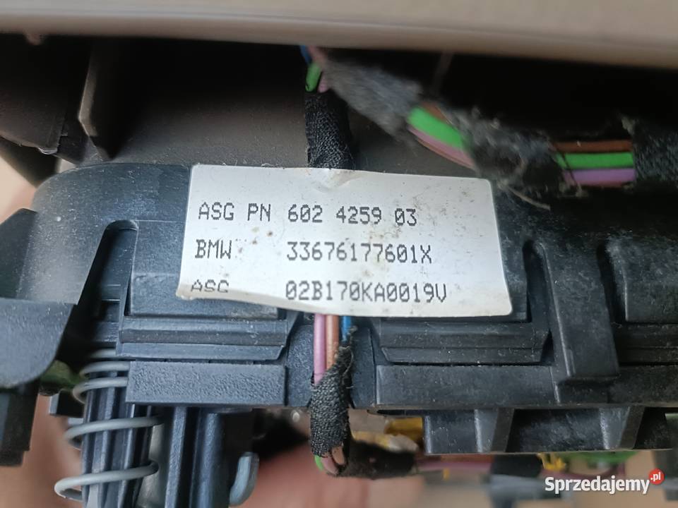 PODUSZKA KIEROWNICY AIR BAG E65 SZARA SIWA E66 Motoryzacja Drezdenko