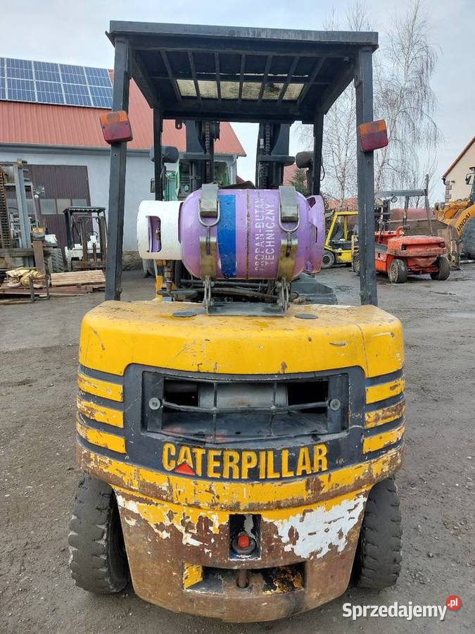 Wózek widłowy Cat Caterpillar udźwig 25t gaz dolnośląskie Targoszyn