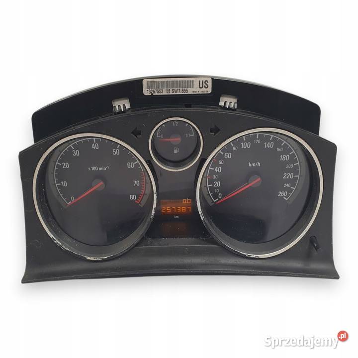 LICZNIK ZEGARY 13267553 US Opel Astra H Zafira B lubelskie