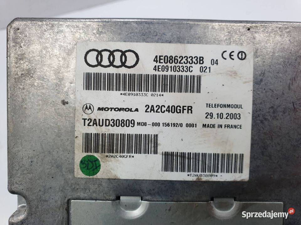 MODUŁ AUDI A8 D3 4E0862333B