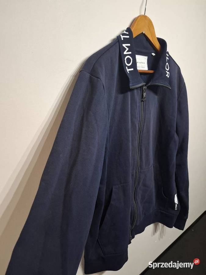 Tom Tailor XL granatowa bluza zapinana niebieski Kraków