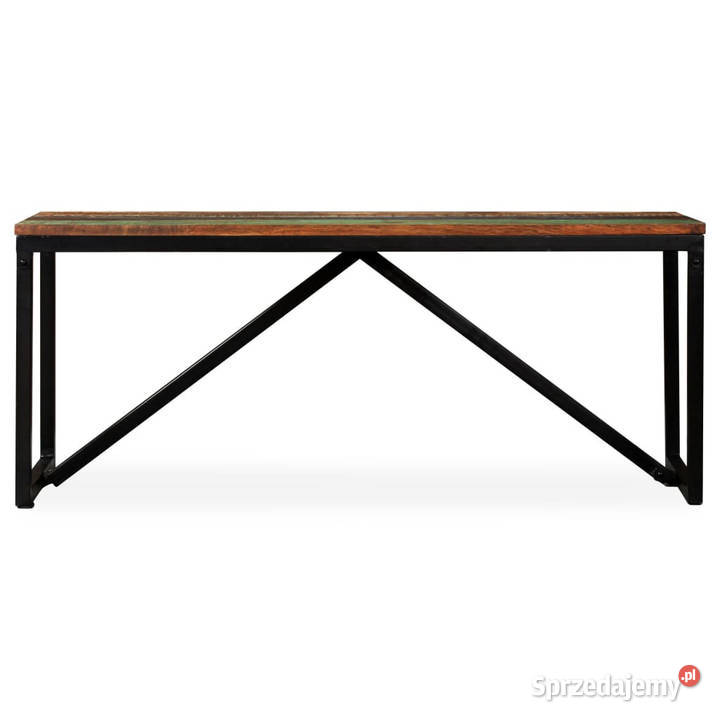 Ławka z drewna odzyskanego 110x35x45 WM244901 Warszawa sprzedam