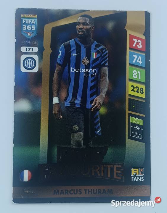 Marcus Thuram 171 karta Fifa 365 Adrenaline XL Zbylitowska Góra