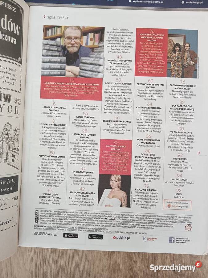 Książki Magazyn do czytania 4 numery Masłowska