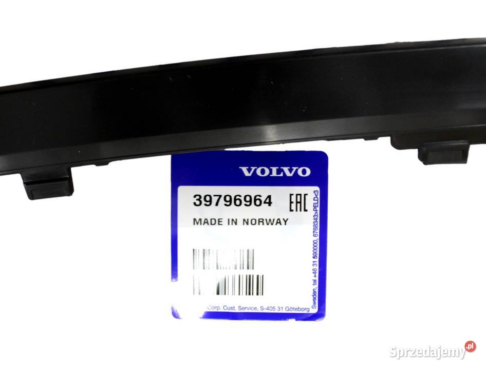 VOLVO S60 III V60 II spoiler listwa zderzaka tyl Bielany Wrocławskie sprzedam