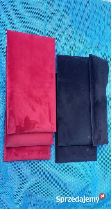 Panele tapicerowane 60x30 czerwone czarne 6