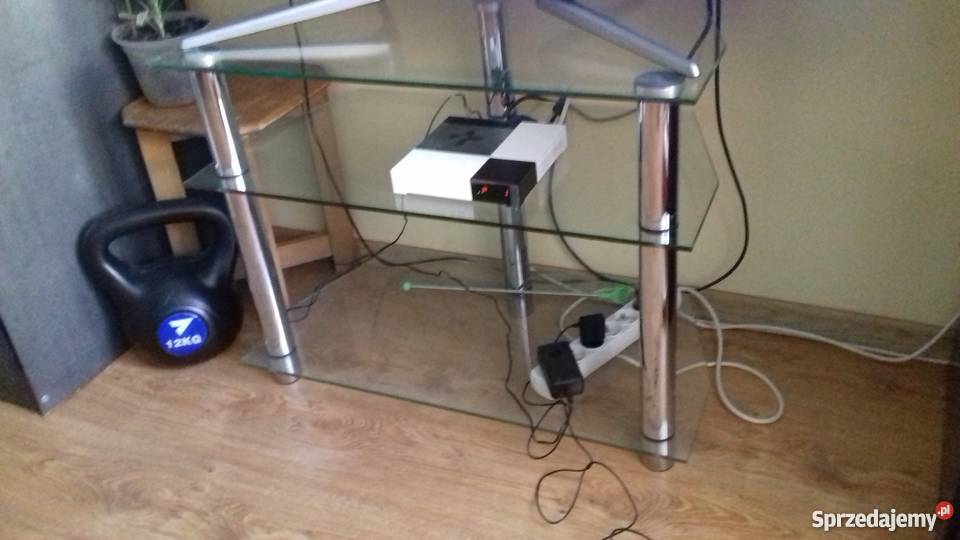 Stolik szklany pod telewizor Iława sprzedam