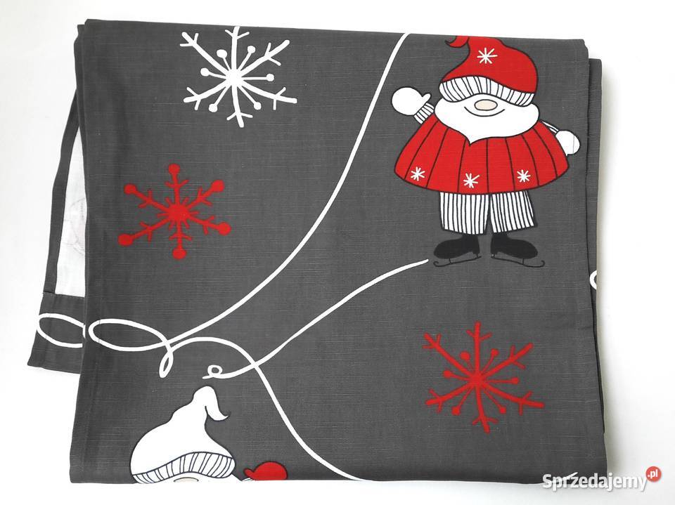 Firanka świąteczna Panel świąteczny 2 sztuki