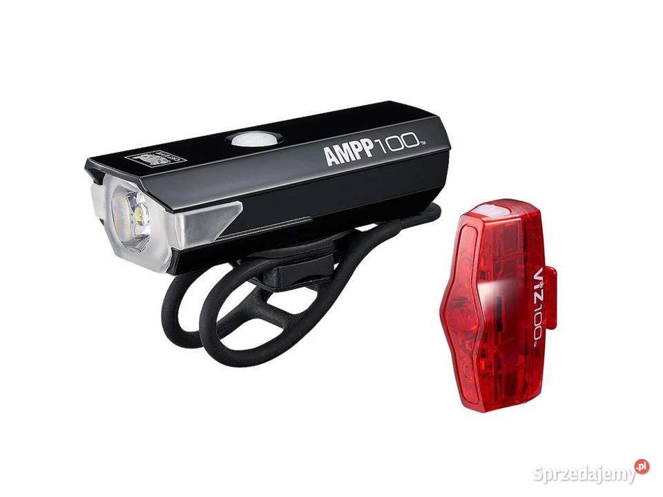 Zestaw lampek rowerowych CatEye AMPP 100 Tarnów
