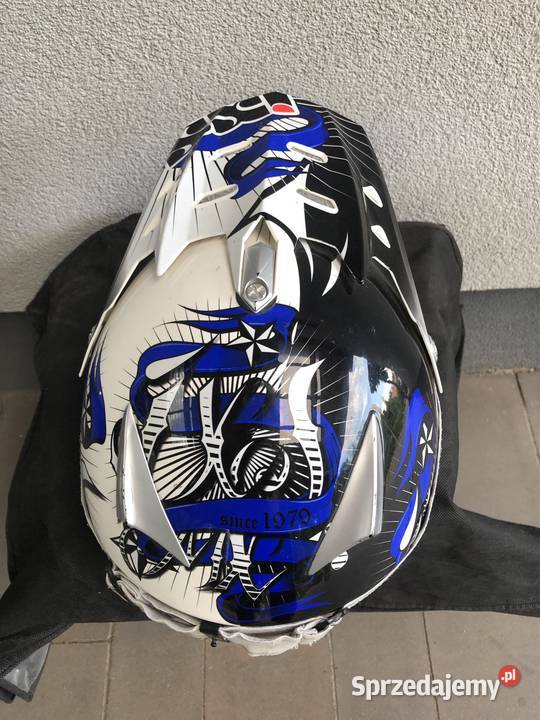 Kask gogle enduro cross kaski Turek