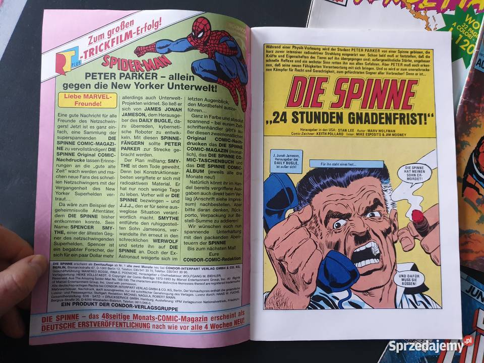 Zestaw 9ciu komiksów europejskich różne języki Gdynia