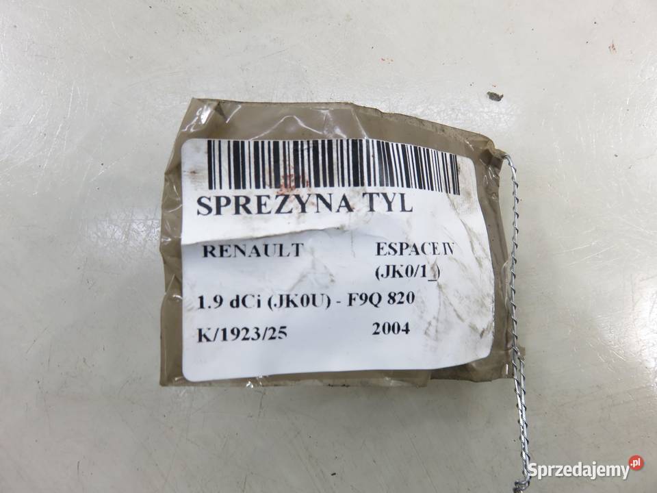 SPRĘŻYNY TYŁ RENAULT ESPACE IV 19 dCi małopolskie