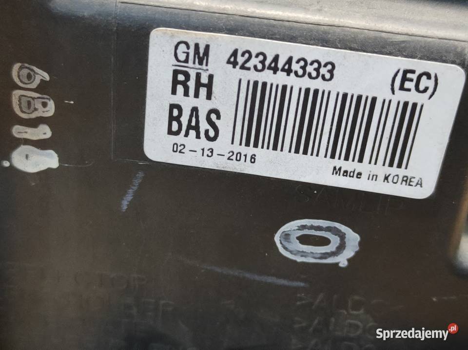 Lampa Prawy Przód Bi Xenon Opel Mokka A 1216 wielkopolskie Pleszew