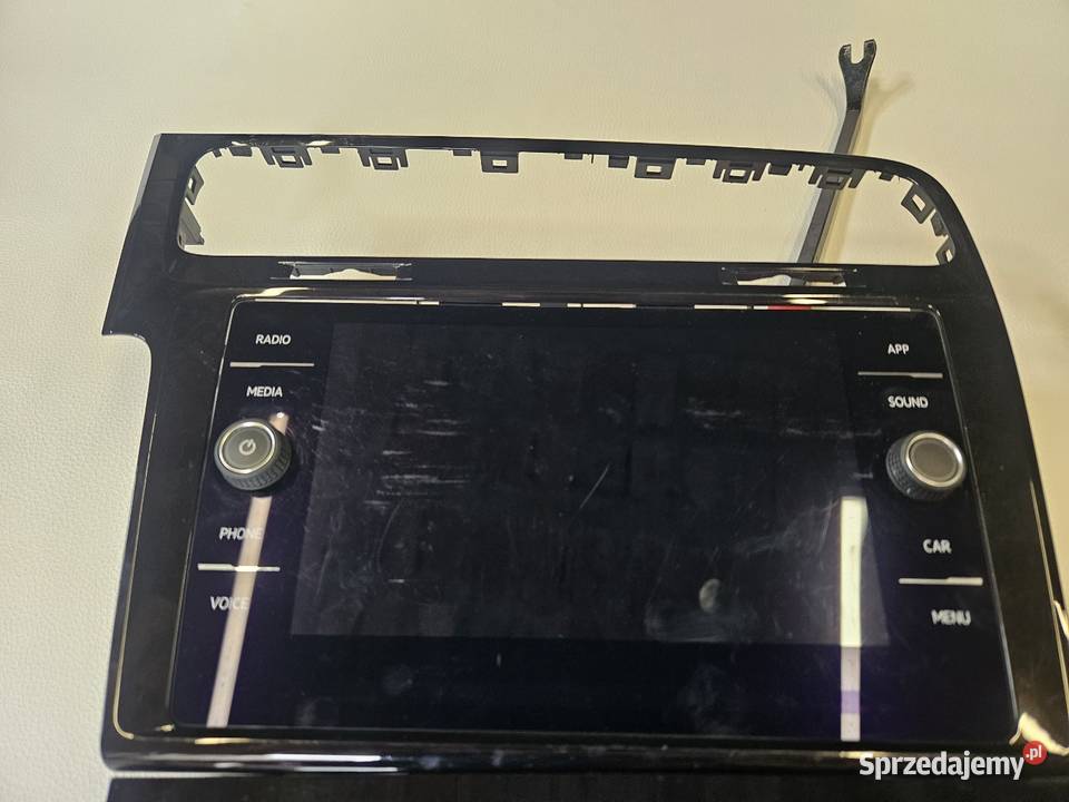 VW Golf 7 VII lift radio wyświetlacz panel Stubno