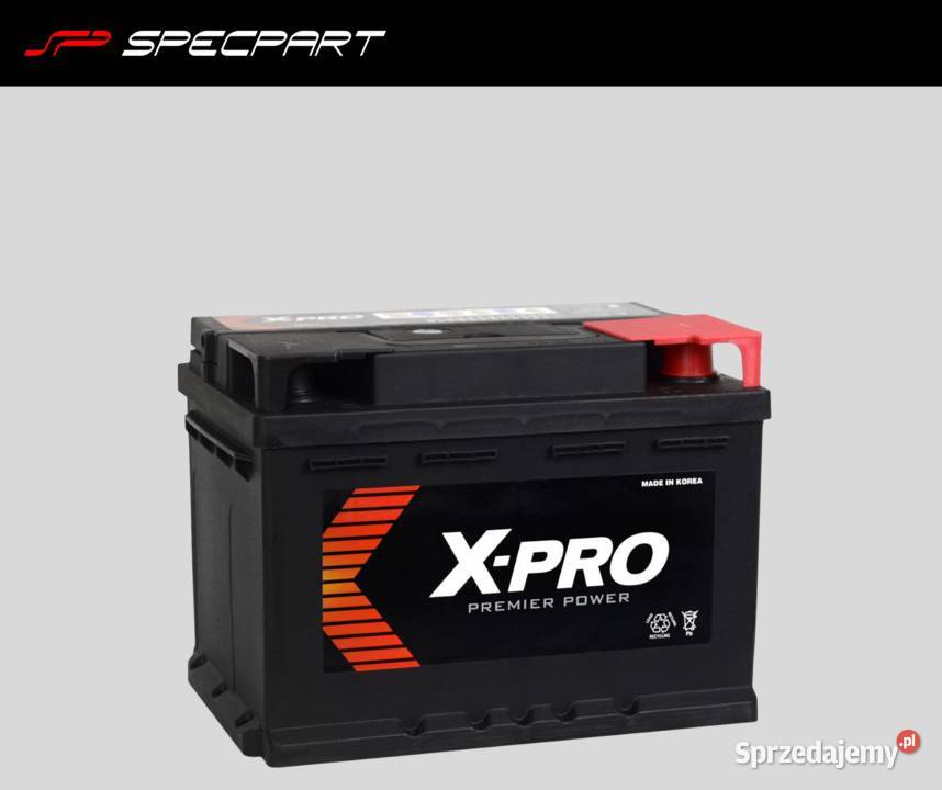 Akumulator XPRO 60Ah 540A EN niski Prawy Plus Rzeszów